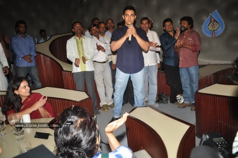 Celebs at Peepli Live play the drum song Performance's Event - 72 / 75 photos