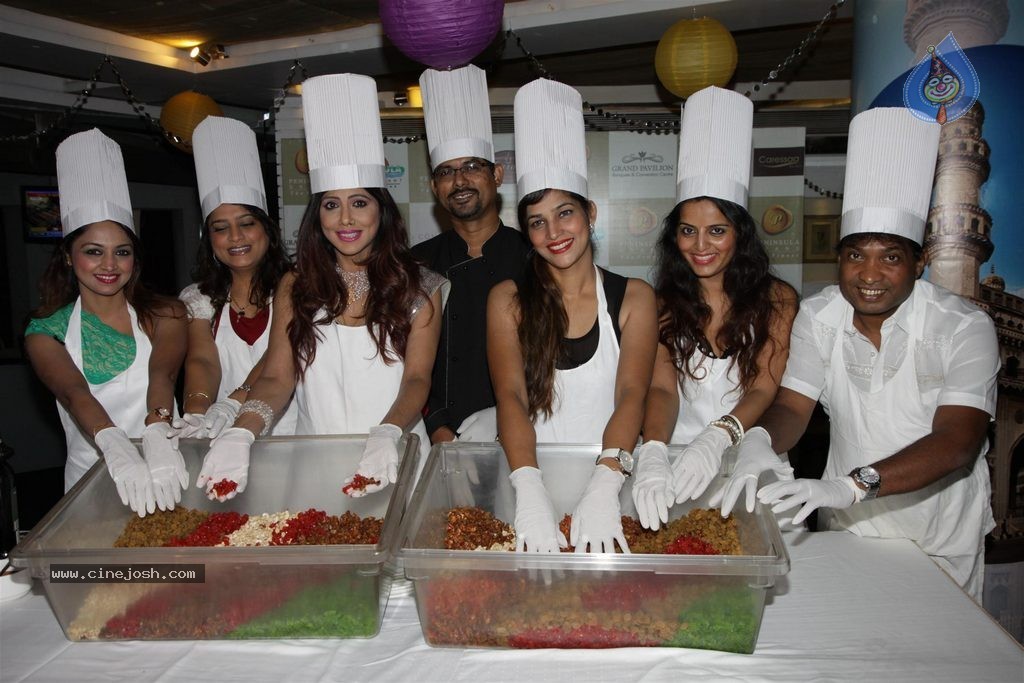 Celebs at Peninsula Grand Hotel Cake Mixing - 11 / 58 photos