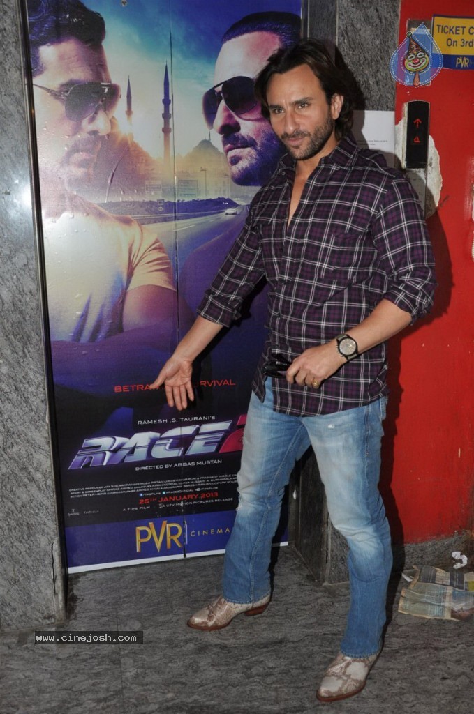 Celebs at Race 2 Movie PM - 55 / 62 photos