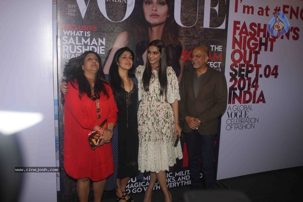 Celebs at Vogue Fashion Night Out 2014 - 6 / 26 photos