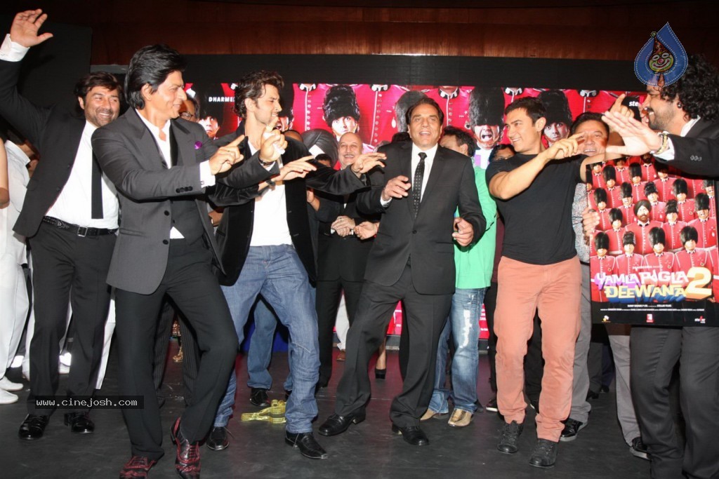 Celebs at Yamla Pagla Deewana 2 Music Launch - 100 / 108 photos