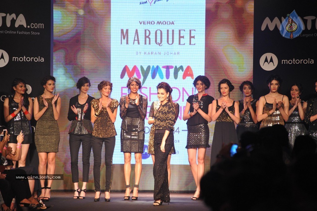 Celebs Walks the Ramp at Myntra Fashion Weekend 2014 - 65 / 360 photos