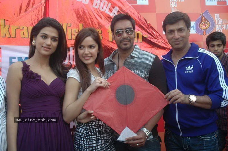 Dil Toh Baccha Hai Ji Movie Team Kite Flying Photos - 11 / 58 photos