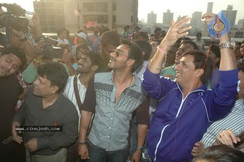 Dil Toh Baccha Hai Ji Movie Team Kite Flying Photos - 35 / 58 photos