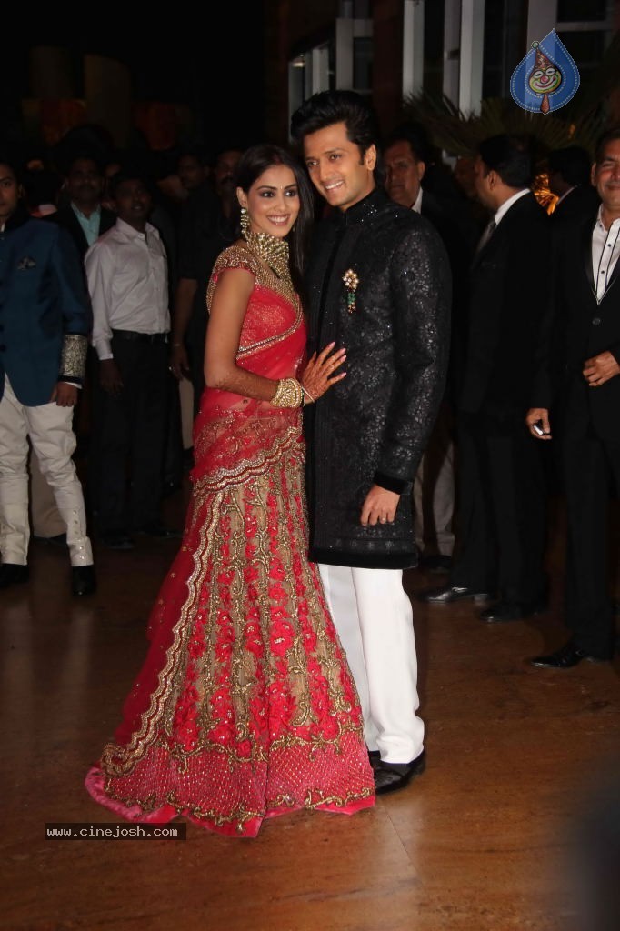Genelia n Ritesh Reception Photos - 02 - 67 / 144 photos