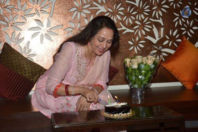 Hema Malini Birthday Celebration  - 9 / 21 photos
