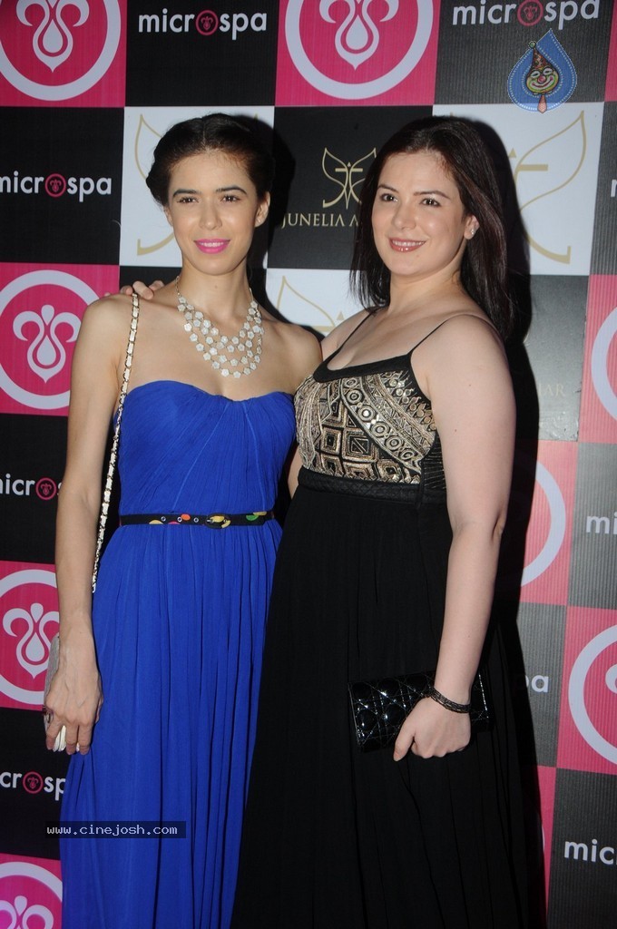 Jacqueline n Zarine Khan at Microspa Launch - 63 / 73 photos