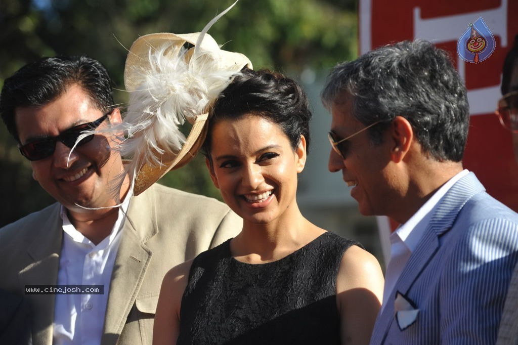 Kangana Ranaut at the HELLO Class Race 2014 - 18 / 78 photos