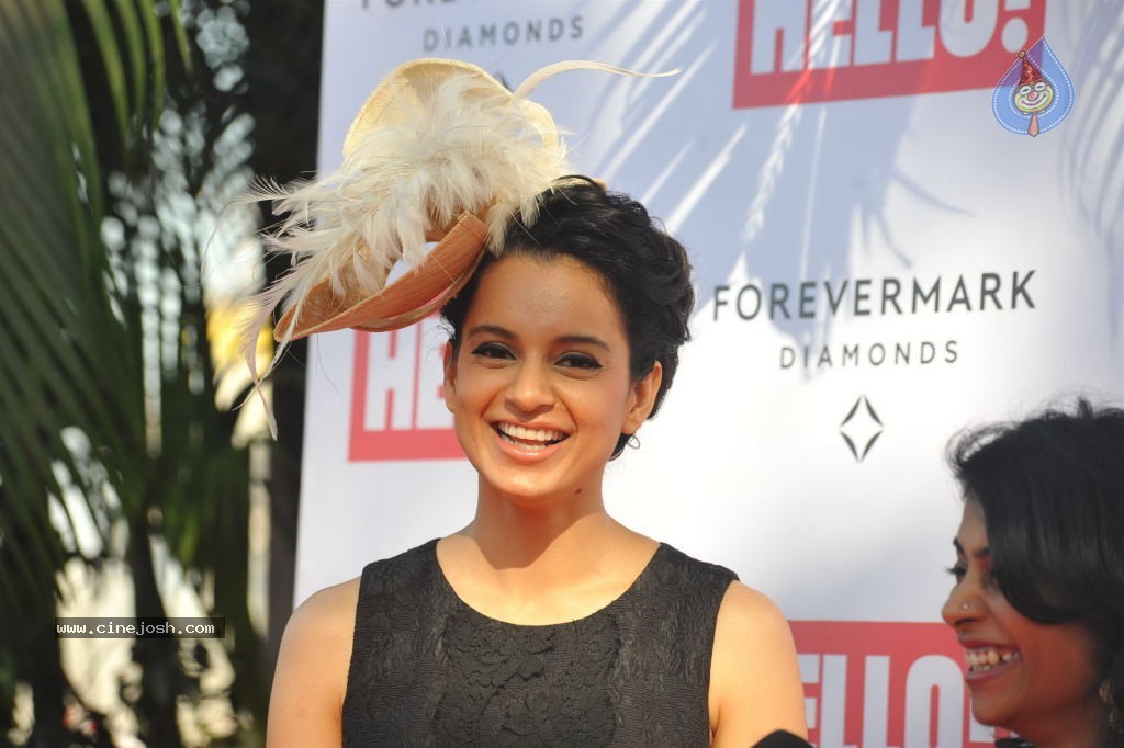 Kangana Ranaut at the HELLO Class Race 2014 - 29 / 78 photos