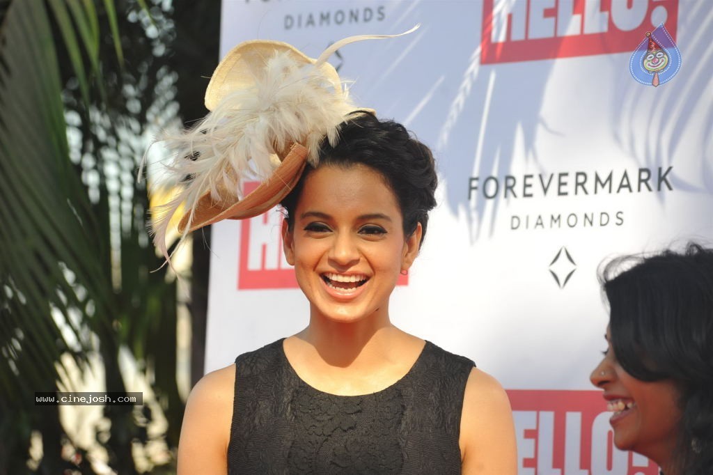 Kangana Ranaut at the HELLO Class Race 2014 - 30 / 78 photos