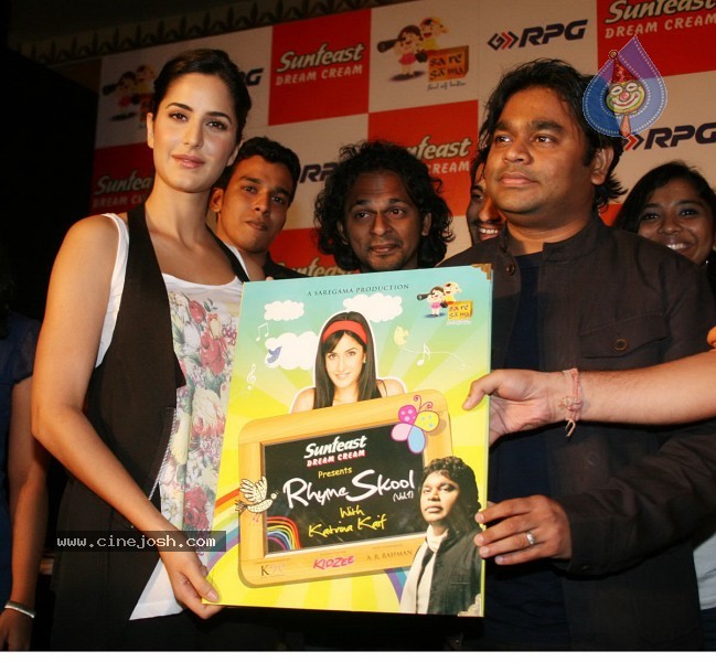 Katrina Kaif n AR Rahman at Rhyme School Album Launch - 10 / 22 photos