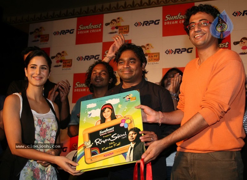 Katrina Kaif n AR Rahman at Rhyme School Album Launch - 13 / 22 photos