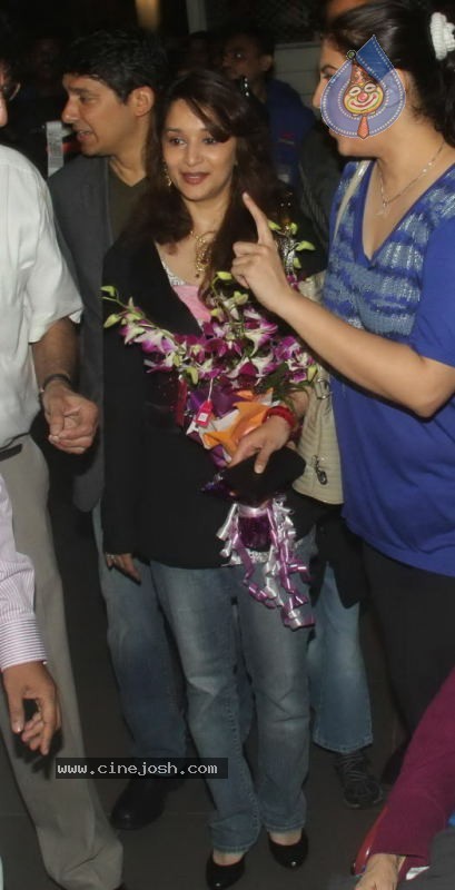 Madhuri Dixit Arrives in India - 10 / 20 photos