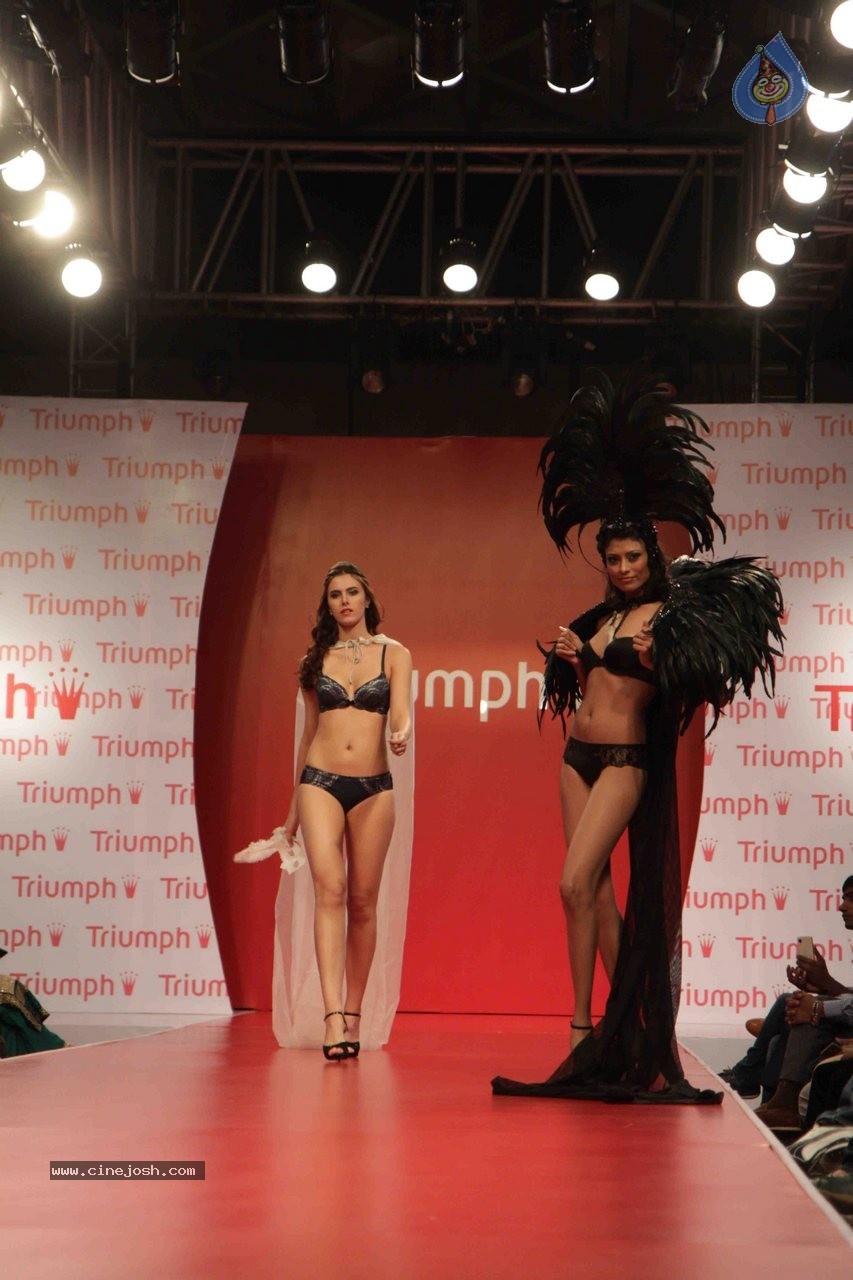 Models walk the Ramp at the Triumph Fashion Show 2015 - 24 / 52 photos