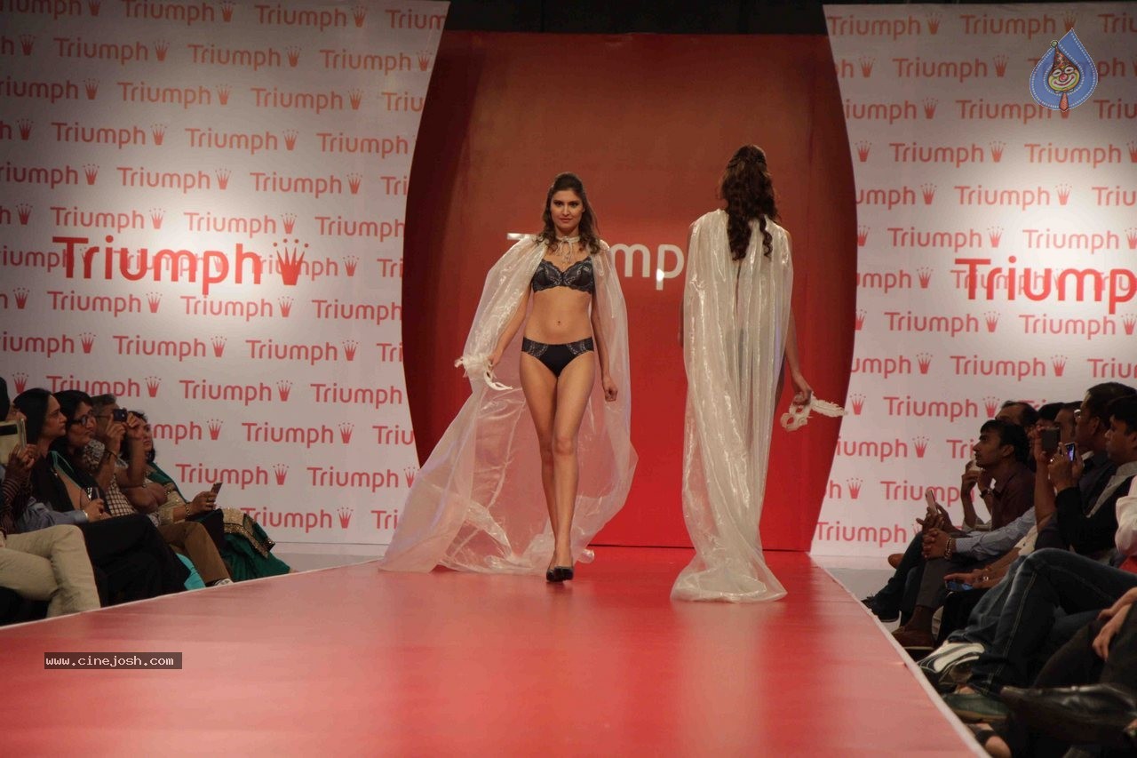 Models walk the Ramp at the Triumph Fashion Show 2015 - 28 / 52 photos