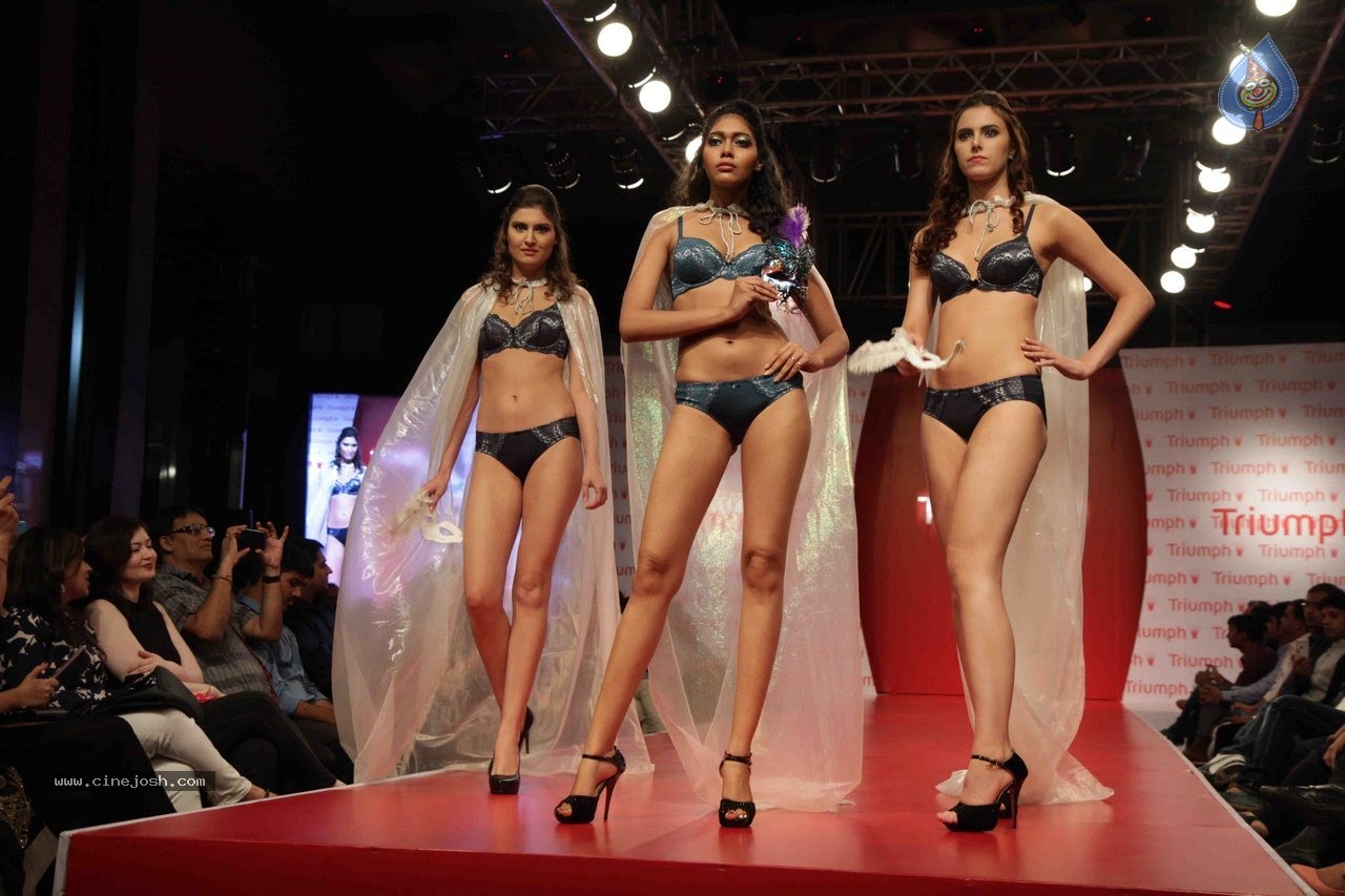 Models walk the Ramp at the Triumph Fashion Show 2015 - 43 / 52 photos