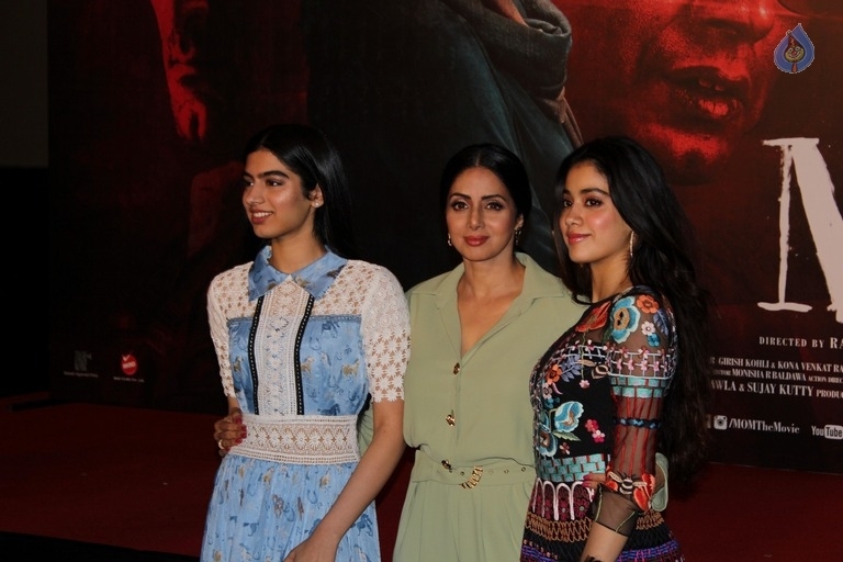 MOM Movie Trailer Launch - 15 / 19 photos