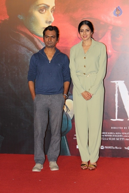 MOM Movie Trailer Launch - 18 / 19 photos