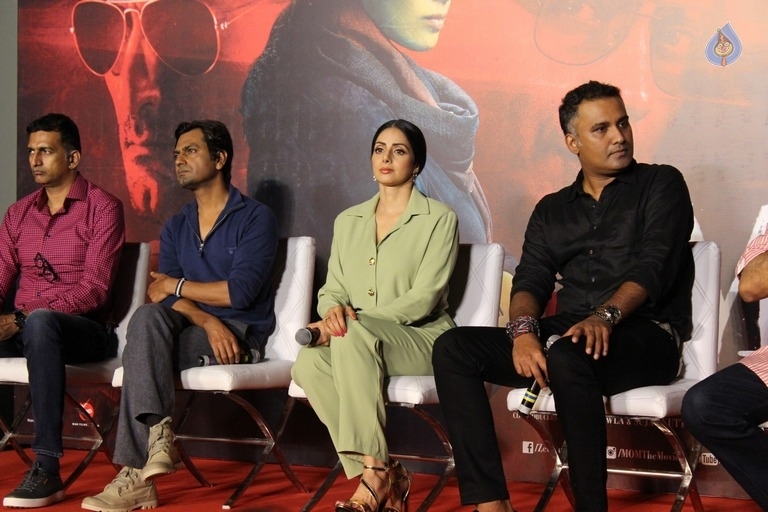 MOM Movie Trailer Launch - 19 / 19 photos