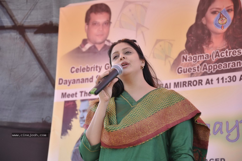 Nagma at Kite Flying Competition  - 23 / 48 photos