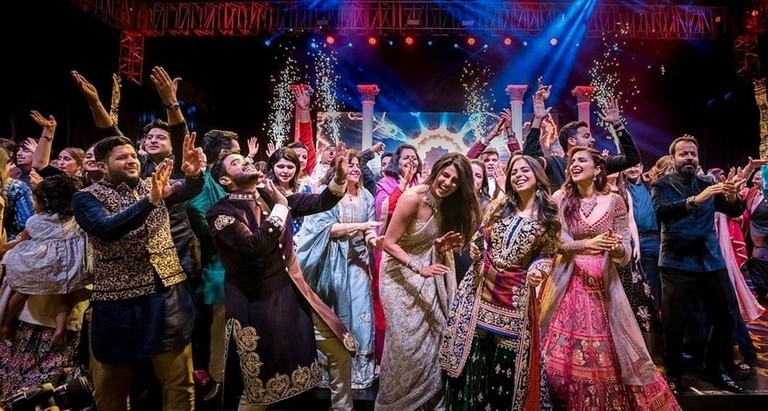 Priyanka Chopra - Nick Jonas Sangeet Celebrations - 5 / 6 photos