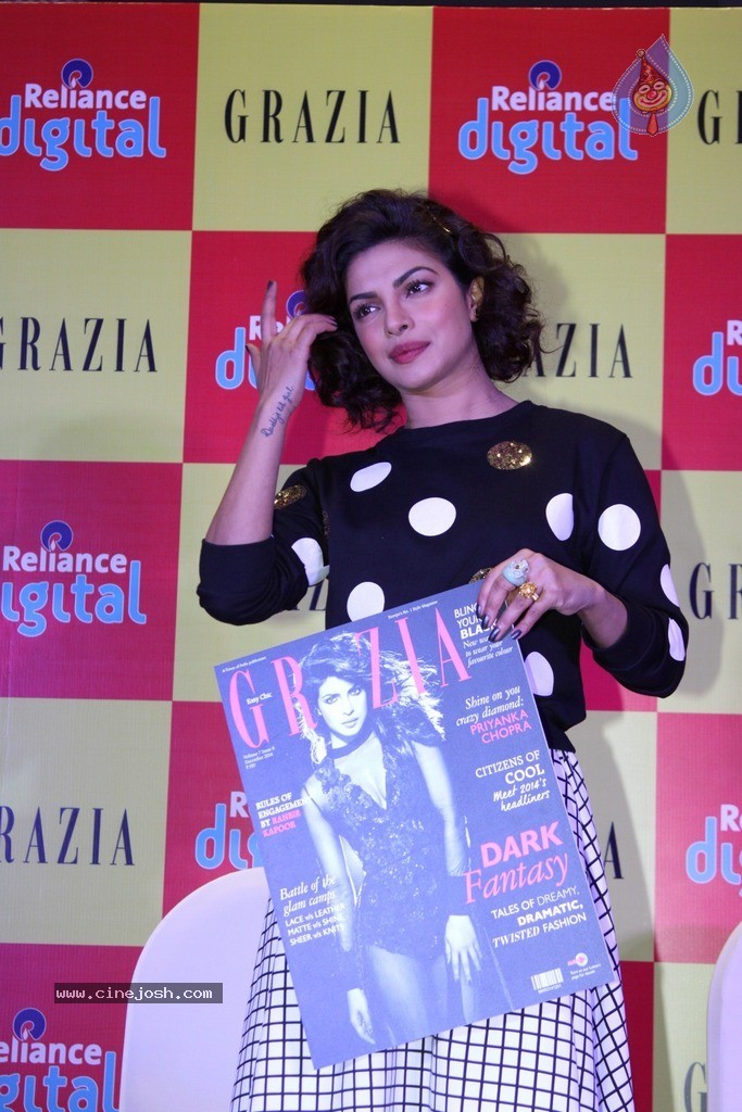 Priyanka Chopra Launches Grazia Magazine Cover - 25 / 40 photos