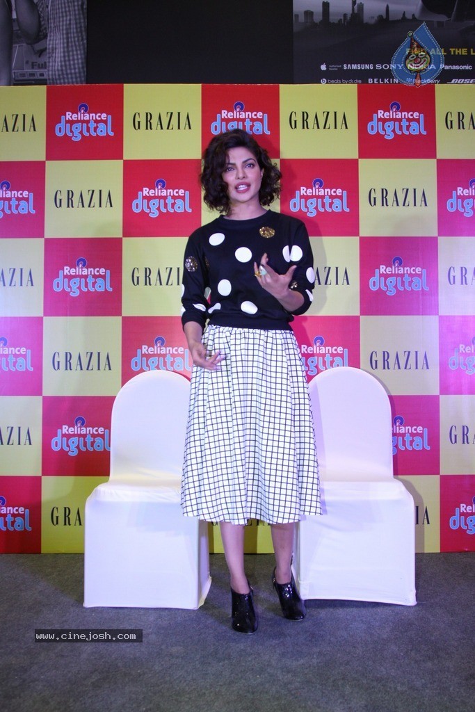 Priyanka Chopra Launches Grazia Magazine Cover - 32 / 40 photos