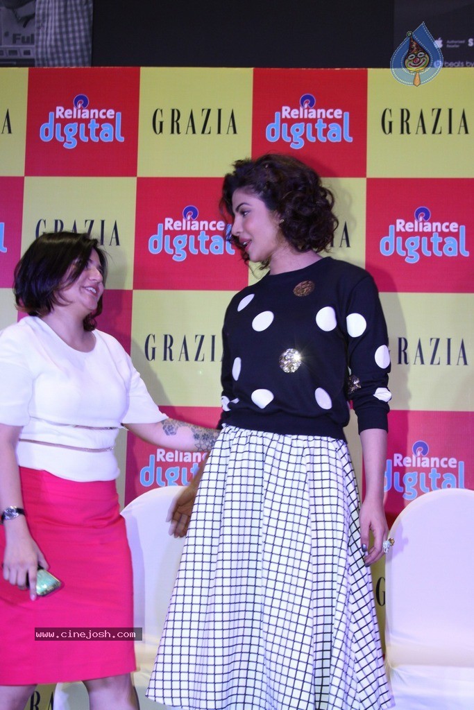 Priyanka Chopra Launches Grazia Magazine Cover - 33 / 40 photos