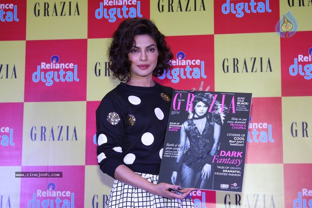 Priyanka Chopra Launches Grazia Magazine Cover - 37 / 40 photos