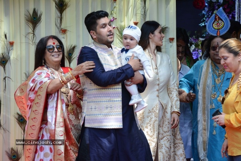 Rice Ceremony And Shower Of Bappi Lahiri Grandson Krishh Lahiri - 5 / 20 photos