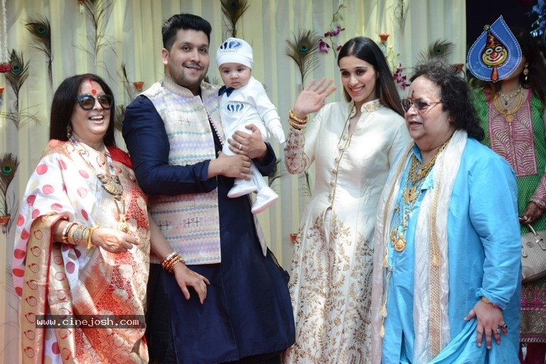 Rice Ceremony And Shower Of Bappi Lahiri Grandson Krishh Lahiri - 12 / 20 photos