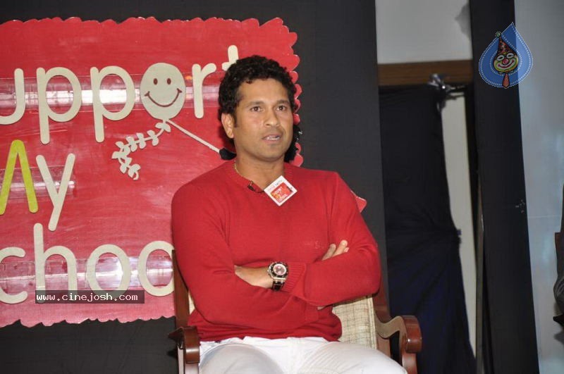 Sachin at NDTV Support My School Event - 3 / 30 photos