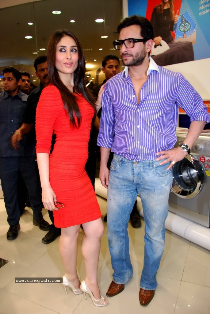 Saif and Kareena Promotes Agent Vinod Movie - 1 / 27 photos
