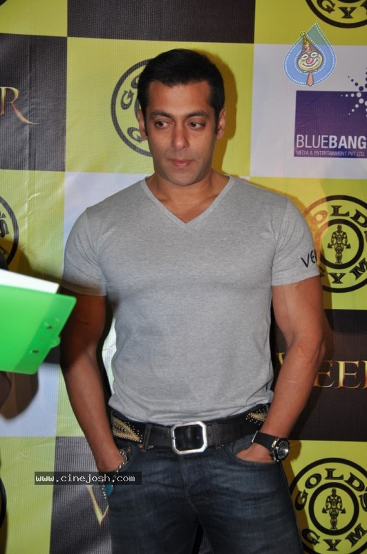 Salman Khan At Gold Gym - 11 / 18 photos