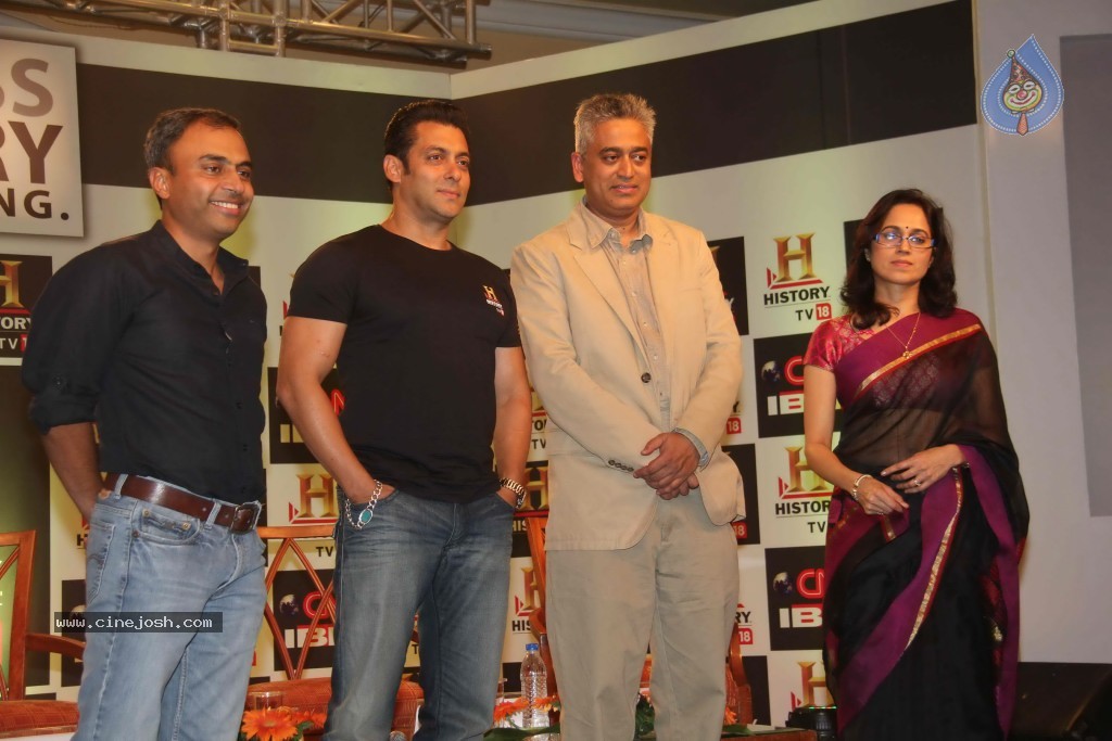 Salman Khan at History New Show - 1 / 31 photos