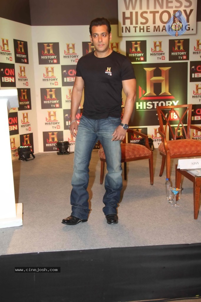 Salman Khan at History New Show - 9 / 31 photos