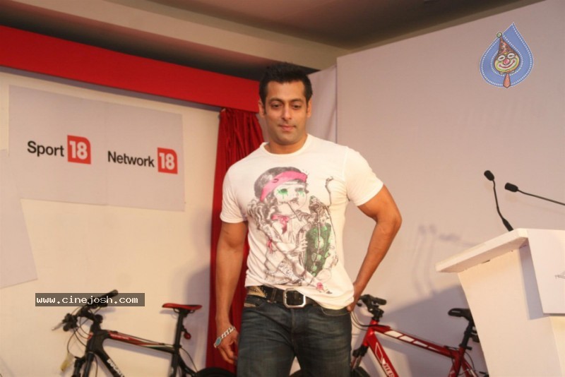 Salman Khan At Mumbai Cyclothon Press Conference - 25 / 25 photos