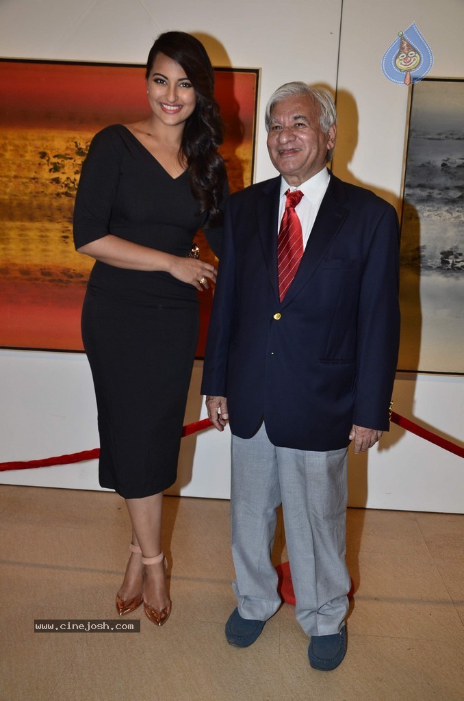 Sonakshi Sinha at Prafulla Dahanukar Art Exhibition - 69 / 79 photos