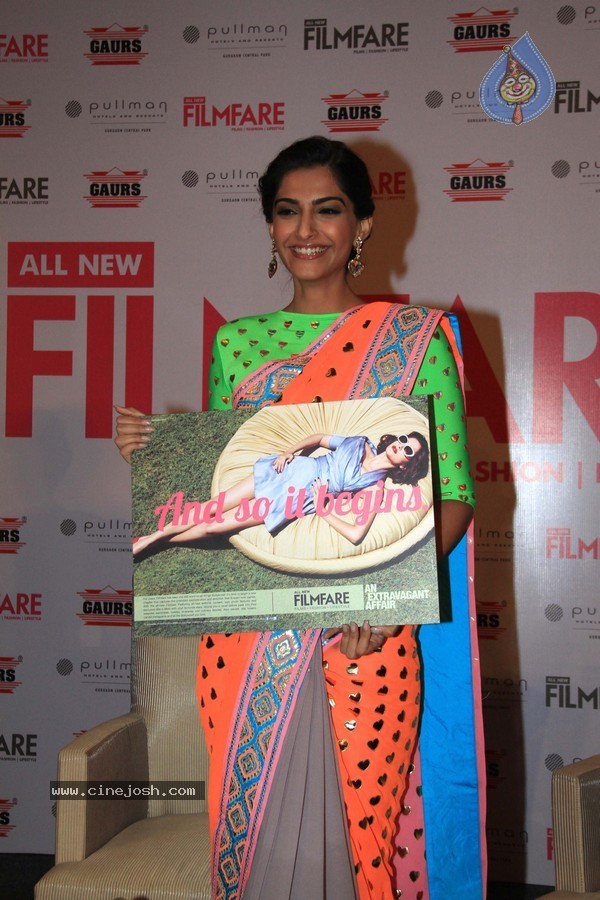 Sonam Kapoor Launches Filmfare Makeover Issue - 4 / 28 photos
