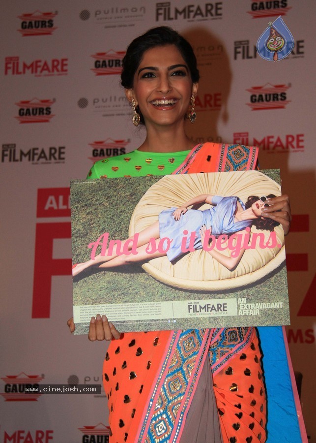 Sonam Kapoor Launches Filmfare Makeover Issue - 6 / 28 photos