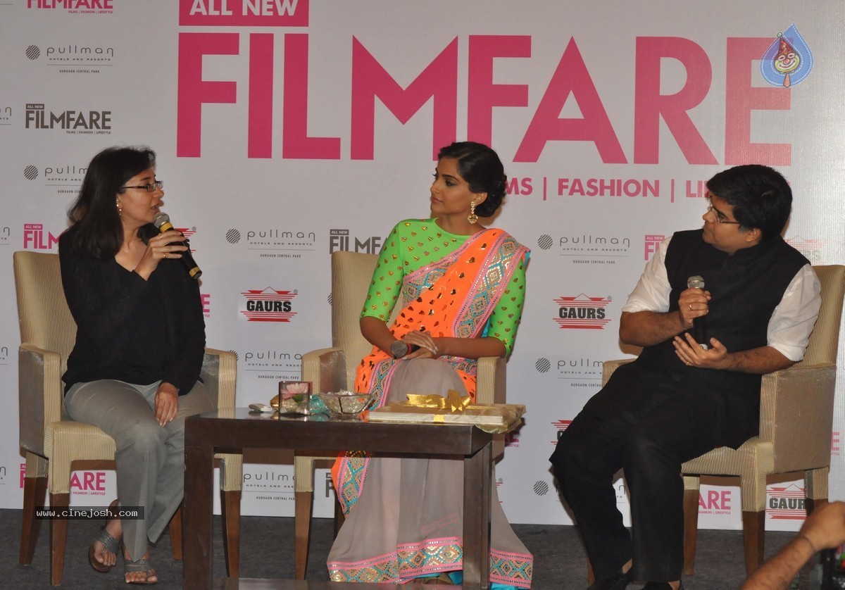 Sonam Kapoor Launches Filmfare Makeover Issue - 9 / 28 photos