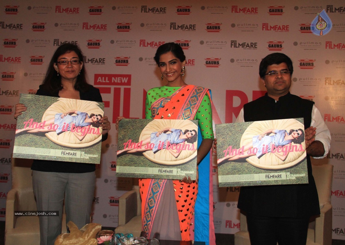 Sonam Kapoor Launches Filmfare Makeover Issue - 28 / 28 photos