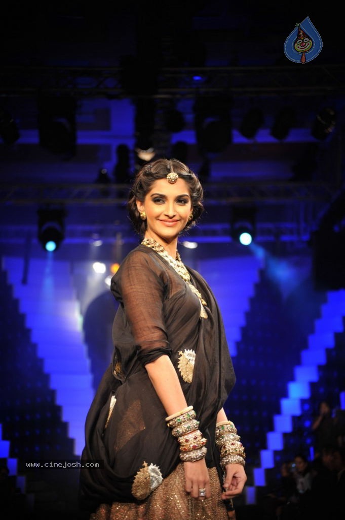 Sonam n Madhuri Dixit at IIJW 2012 - 11 / 48 photos