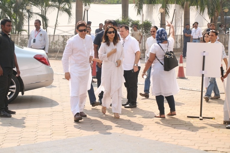 Sridevi Condolence Meet - Celebs Visit Celebrations Club - 9 / 15 photos