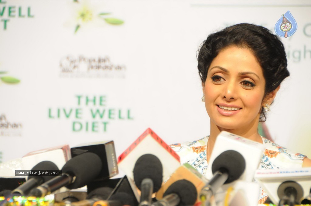 Sridevi Launches The Live Well Diet Book - 13 / 59 photos