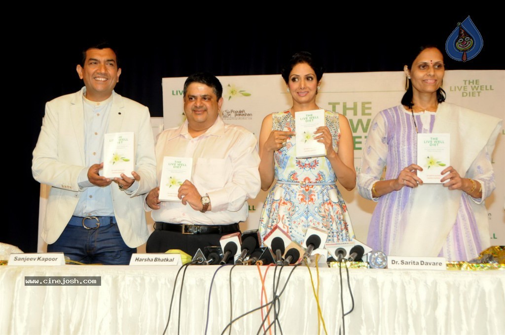 Sridevi Launches The Live Well Diet Book - 31 / 59 photos
