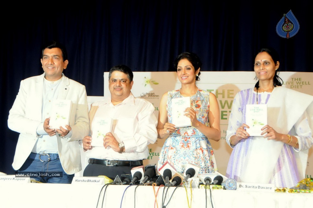Sridevi Launches The Live Well Diet Book - 52 / 59 photos