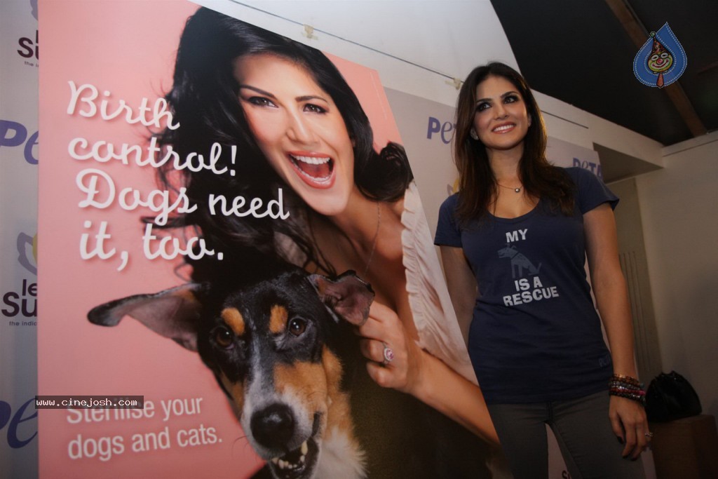 Sunny Leone Unveils PETA ad Campaign - 44 / 59 photos