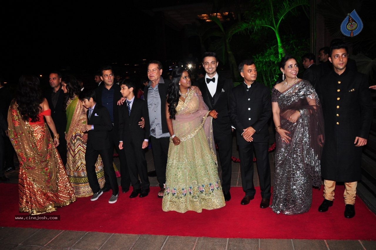 Top Celebs At Arpita Khan Wedding Reception 02 Photo 134 Of 265 Actor salman khan along with brother arbaz, sohail, sister arpita and her husband aayush sharma during the arpita khan wedding reception in. cinejosh