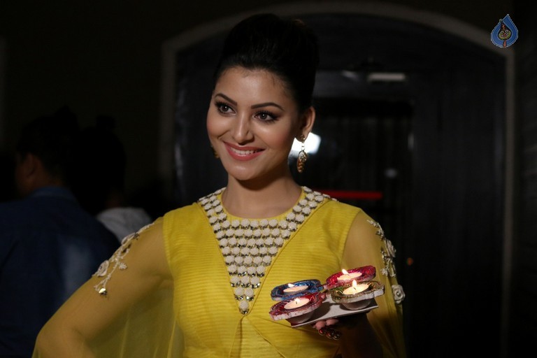 Urvashi Rautela Celebrates Deewali - 14 / 32 photos